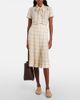 Loro Piana Loro Piana Clea pleated silk sablÃ© midi skirt - 2