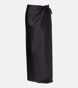 Loro Piana Loro Piana Corina silk satin maxi skirt