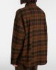 Loro Piana Loro Piana Darby checked wool and cashmere overshirt - 6