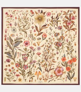 Loro Piana Loro Piana Enciclopedia Del Lino silk twill scarf