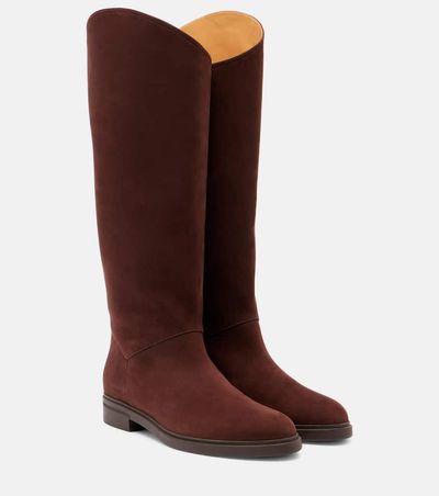 Loro Piana Loro Piana Kilda suede knee-high boots