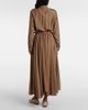 Loro Piana Loro Piana Lela asymmetrical silk shirt dress - 3
