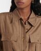 Loro Piana Loro Piana Lela asymmetrical silk shirt dress - 4