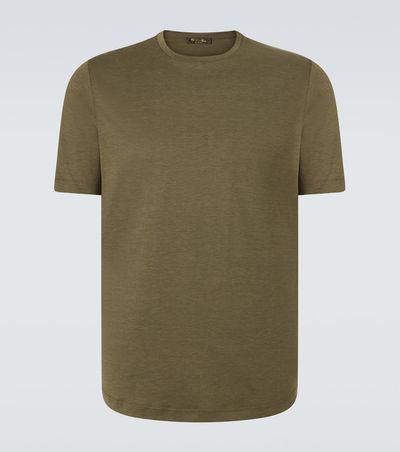 Loro Piana Loro Piana Levo silk and cotton jersey T-shirt