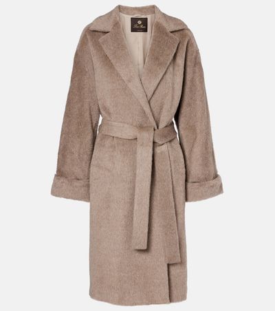 Loro Piana Loro Piana Maria alpaca and wool wrap coat