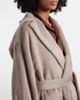 Loro Piana Loro Piana Maria alpaca and wool wrap coat - 4