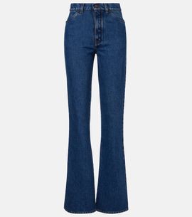 Loro Piana Loro Piana Mid-rise cotton and silk jeans