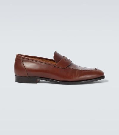 Loro Piana Loro Piana Sergio leather penny loafers
