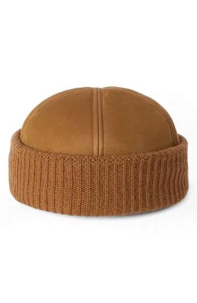 Loro Piana Loro Piana Snow Wonder Genuine Shearling & Cashmere Beanie