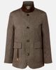 Loro Piana Loro Piana Suede-trimmed linen jacket - 1