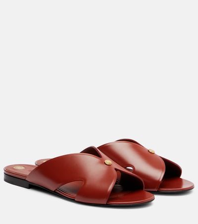 Loro Piana Loro Piana Vera leather slides