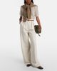 Loro Piana Loro Piana Walnut cashmere, wool, and silk top - 2