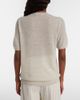 Loro Piana Loro Piana Walnut cashmere, wool, and silk top - 5