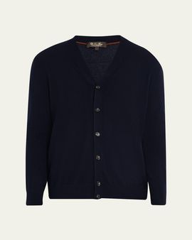 Loro Piana Men's Classic Baby Cashmere Cardigan