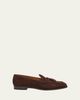 Loro Piana Men's Serge Suede Tassel Loafers - 1