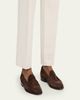 Loro Piana Men's Serge Suede Tassel Loafers - 3