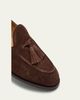 Loro Piana Men's Serge Suede Tassel Loafers - 4