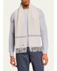 Loro Piana Men's Striped Cashmere Scarf - 2
