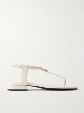 LORO PIANA Mindil embellished leather sandals