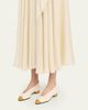 Loro Piana Rebecca Tipped Leather Ballerina Flats - 4