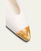Loro Piana Rebecca Tipped Leather Ballerina Flats - 5