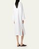 Loro Piana Silene Long Sleeve Linen Dress with Pockets - 3