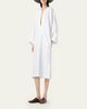 Loro Piana Silene Long Sleeve Linen Dress with Pockets - 4