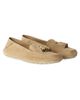 Loro Piana Women's Dot Sole Leather Moccasin Loafers - 2