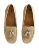 Loro Piana Women's Dot Sole Leather Moccasin Loafers - 4