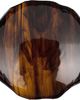 Los Objetos Decorativos Los Objetos Decorativos Brown Irregular Glass Plate - 1