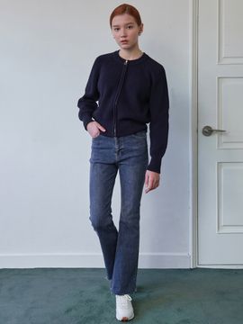 LOSSYROW Lossy Blue Washed Bootcut Denim Pants