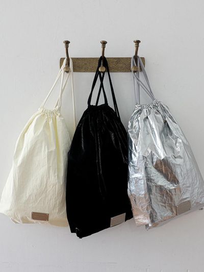 LOSSYROW Metallic String Backpack