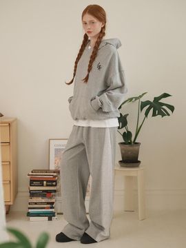 LOSSYROW Wide-colored track pants Gray