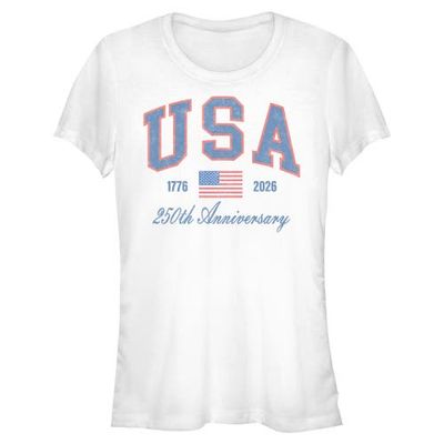 Lost Gods Juniors Lost Gods 250th Anniversary USA T Shirt