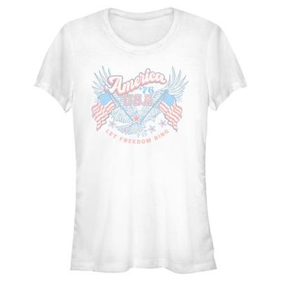 Lost Gods Juniors Lost Gods America 76 Let Freedom Ring T Shirt