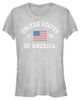 Lost Gods Juniors Lost Gods United States of America 1776 Flag T Shirt - 1