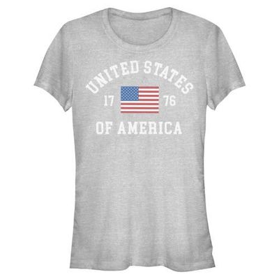 Lost Gods Juniors Lost Gods United States of America 1776 Flag T Shirt