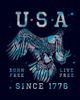 Lost Gods Juniors Lost Gods USA Born and Live Free T Shirt - 2