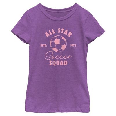 Lost Gods Lost Gods Girls' All Star Soccer Squad 1972 Graphic Short Sleeve T-shirt