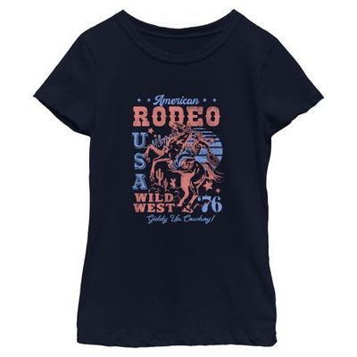 Lost Gods Lost Gods Girls' American Rodeo Wild West Graphic Short Sleeve T-shirt
