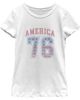 Lost Gods Lost Gods Girls' Varsity America 76 Graphic Short Sleeve T-shirt - 1