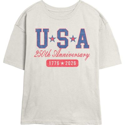 Lost Gods Lost Gods Junior's 1776 USA 250th Anniversary Short Sleeve Skimmer T-Shirt