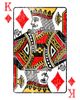 Lost Gods Lost Gods Men's King of Diamonds Playing Card Short Sleeve Graphic T-Shirt - 3
