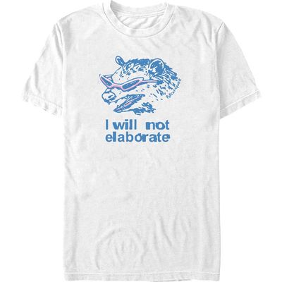 Lost Gods Lost Gods Men's Opossum Will Not Elaborate Short Sleeve Graphic T-shirt