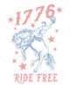 Lost Gods Mens Lost Gods 1776 Cowboy Ride Free T Shirt - 2