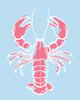 Lost Gods Mens Lost Gods American Lobster Artwork T Shirt - 2