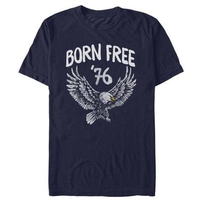 Lost Gods Mens Lost Gods Bald Eagle Born Free T Shirt
