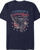 Lost Gods Mens Lost Gods Distressed America Bald Eagle T Shirt - 1