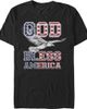 Lost Gods Mens Lost Gods God Bless America T Shirt - 1