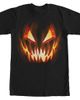 Lost Gods Men's Lost Gods Halloween Evil Pumpkin Face T-Shirt - 1